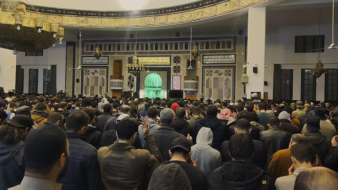 دعاء مؤثر في ليلة الواحد والعشرين من رمضان 1444 من مسجد شعيب في مدينة إدلب