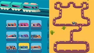 TRAIN TAXI - ALL TRAINS UNLOCKED GAMEPLAY PART 1 screenshot 3