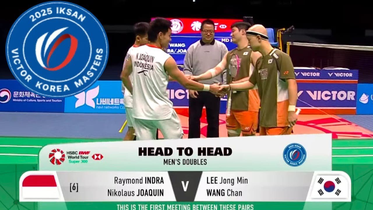 FINALS | KOREA MASTERS 2025 | INDRA/JOAQUIN 🇮🇩 VS LEE/WANG 🇰🇷