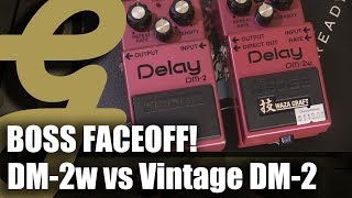 Boss Waza Craft Dm-2W Vs Vintage Dm-2