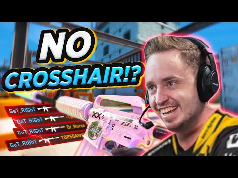 I played CS:GO with NO CROSSHAIR again and this happened...