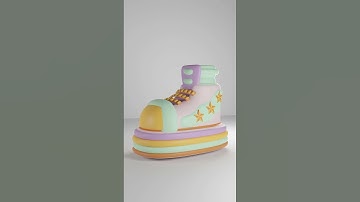 Before and after #blender #shoes