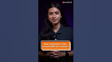 How Long Does It Take to Learn SAP as a Fresher? | ZaranTech #Shorts