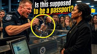 Airport Agent Tore Her Passport in Front of Everyone--14 Minutes Later, He's in Handcuffs