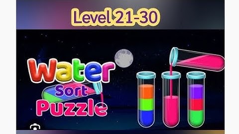 Water Sort Puzzle (Level 21-30) #asmrgames