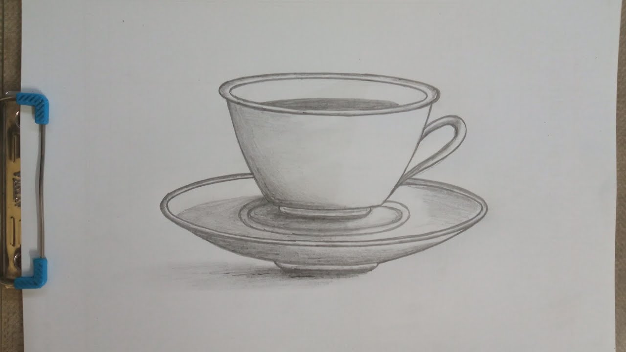 How to Draw a Still Life: A Cup and Saucer - YouTube