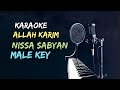 ALLAH KARIM NISSA SABYAN KARAOKE NADA PRIA