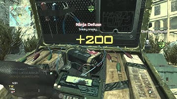 Invisible Ninja Defuse MW3 Game Clip