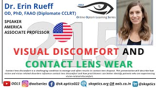 Visual Discomfort and Contact Lens Wear #contactslenses #contactlensreview | OOLS | Dr. Erin Rueff