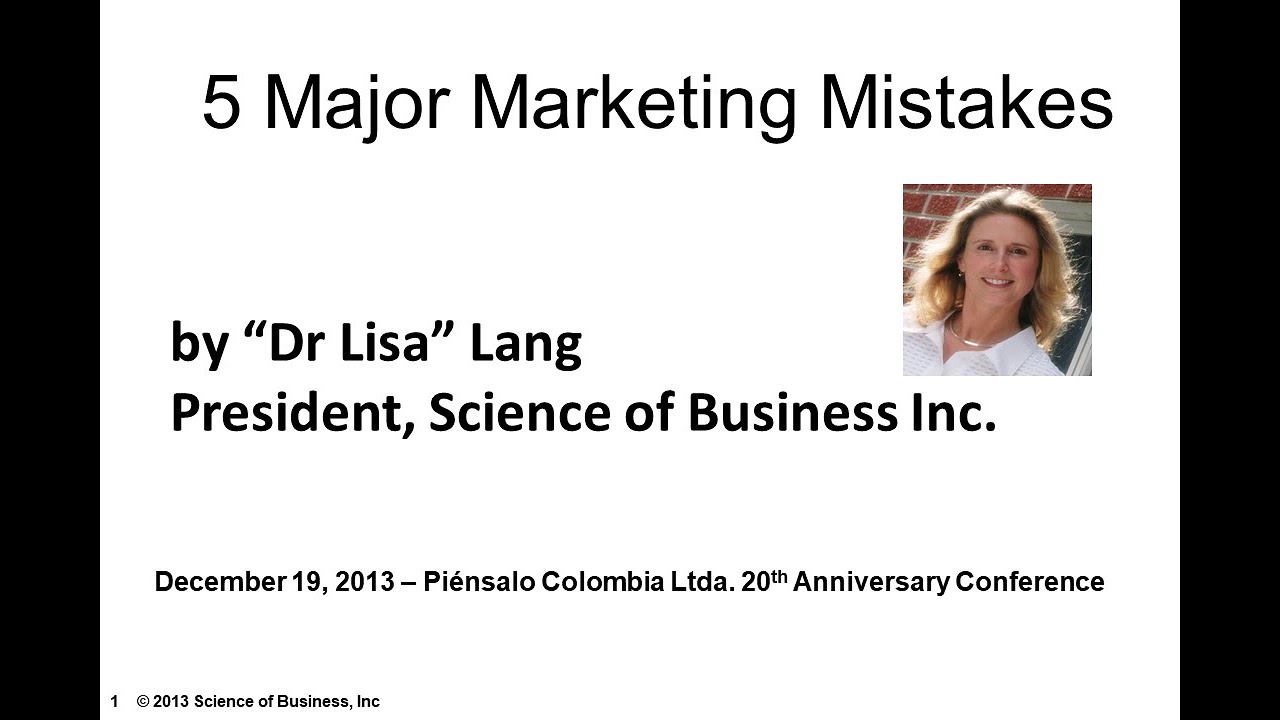 5 Marketing Mistakes: Theory Of Constraints Marketing