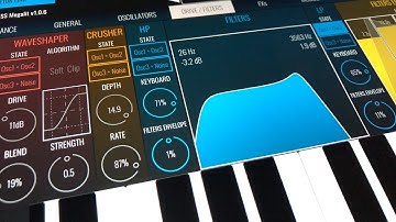 BLEASS Megalit Wavetable Synth - Let’s Take a Deep Dive - Tutorial for the iPad Version