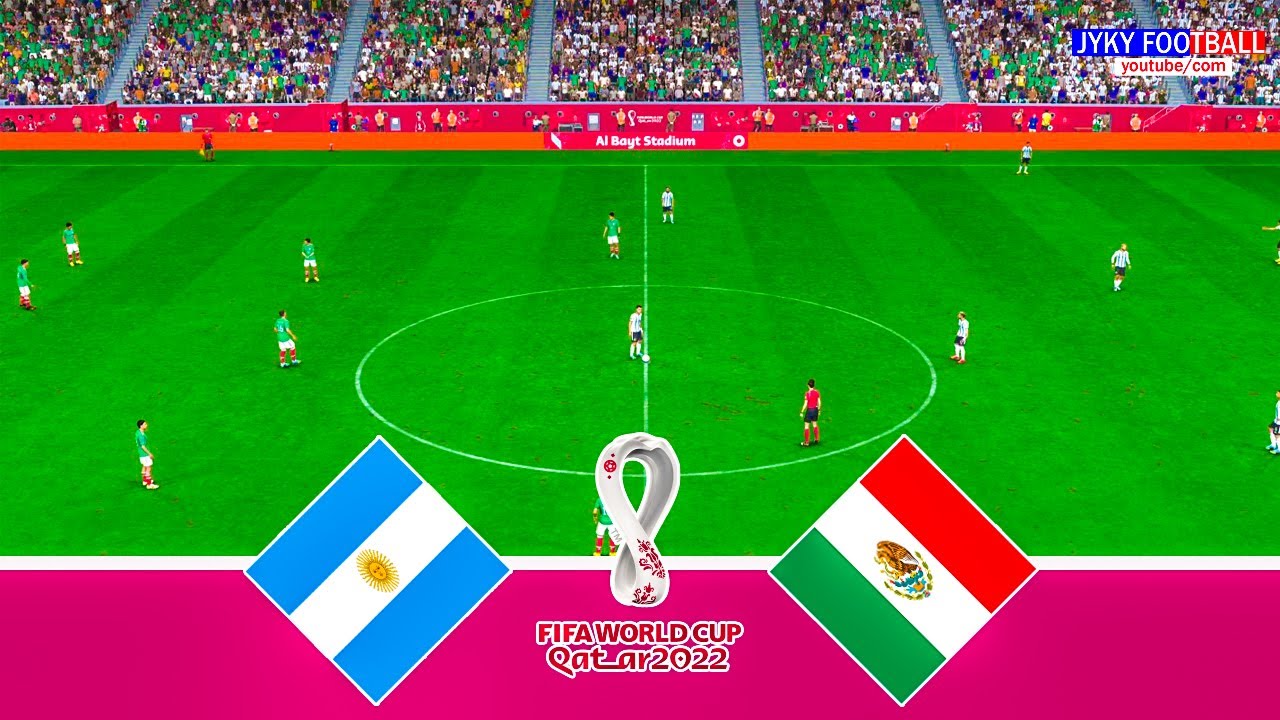 FIFA 23 - Argentina vs Mexico (Group Stage) - FIFA World Cup 2022 Qatar - Full Match HD - Gameplay