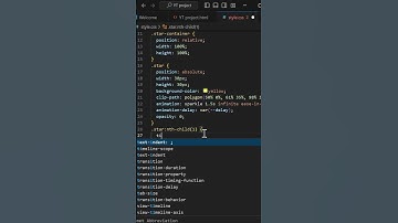 Sparkle Star Animation with HTML & CSS | Twinkling Stars Effect Tutorial