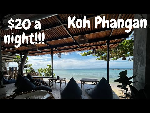 $20 a night for this!!! CHEAP THAILAND Beach Resort Koh PHANGAN  2022