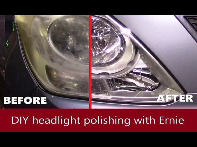 How to Restore Faded Plastic Headlights Using Clear Coat 