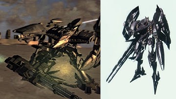 Armored core lore: 00-Arethra and 002-B