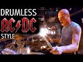 AC/DC Back in Black style Drumless Jam song | 106 bpm