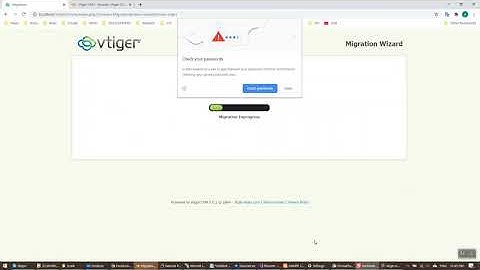Migrate Vtiger from version 6.5 to verison 7.0.1