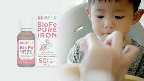 KidStar Nutrients BioFe™ Iron Drops for Ages 0+