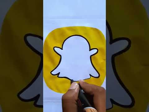 Yellow Snap Shorts Art Artist Craft Youtubeshorts Snapchat Logo Drawing Wow