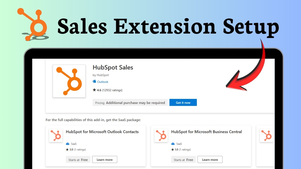 How to install HubSpot Sales chrome extension - YouTube