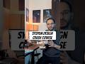 1hr System Design Crash Course. #systemdesign #course #dsa #faang #interview #tech #students #job