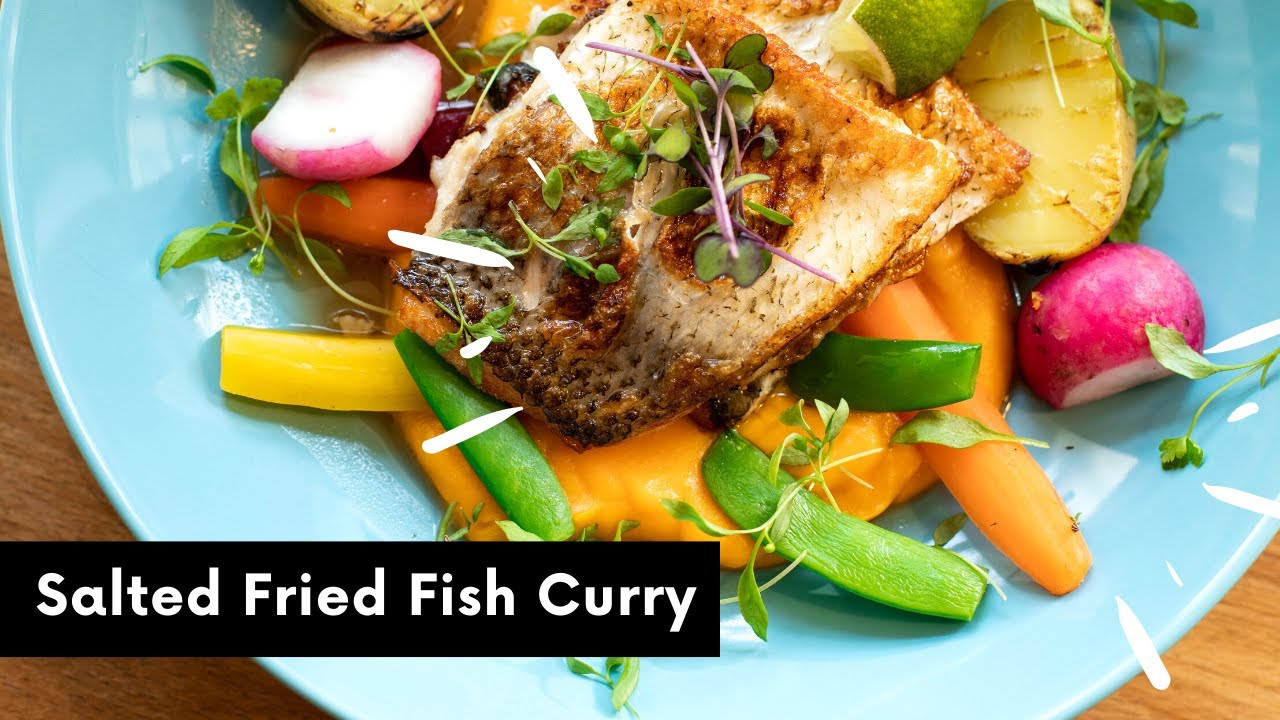 How to make salted fried fish curry in 10 minutes (Sri Lanka food