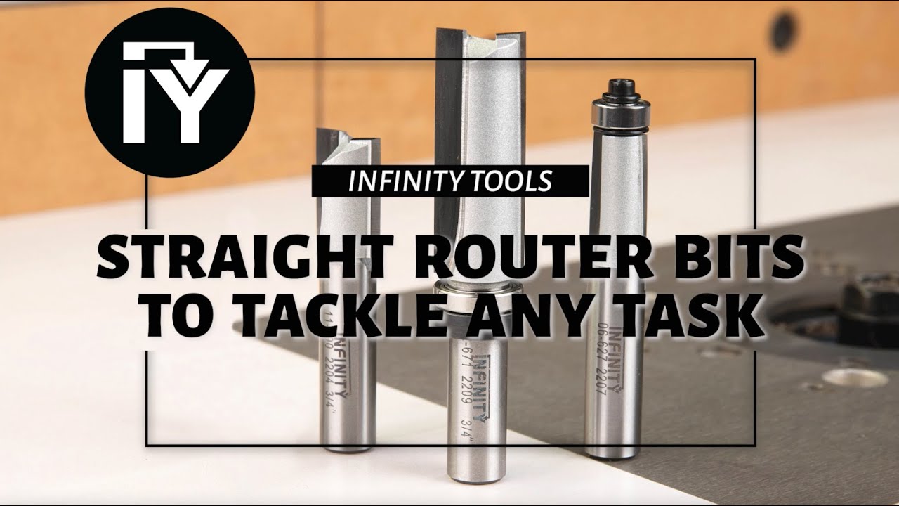 Choosing the Correct Straight Router Bit for Your Woodworking Project