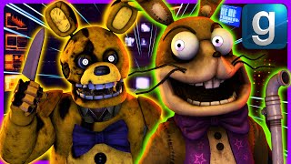 Gmod FNAF | Glitchtrap Gets Hunted Down By Spring Bonnie From The FNAF Movie!