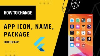 How to change app icon, name and package name in flutter app | Flutter beginner Tutorials | Flutter