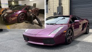 I Drive Bam Margera's 2004 Lamborghini Gallardo to Review it!! * CRAZY STORIES*