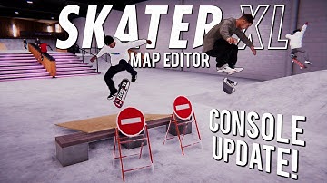 New Skater XL CONSOLE UPDATE! The Map Editor is FINALLY Here - Livestream