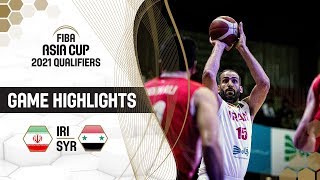 Iran v Syria - Highlights - FIBA Asia Cup 2021 - Qualifiers