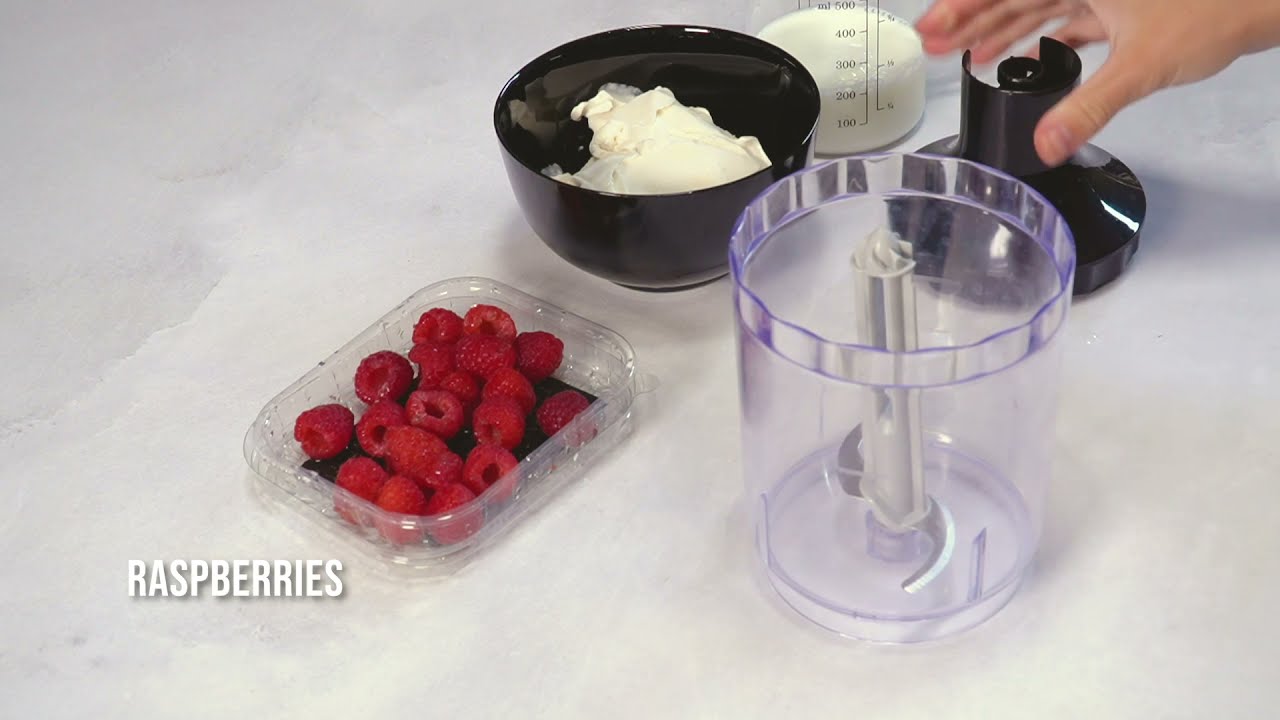 Milk raspberry smoothie with ice cream YouTube
