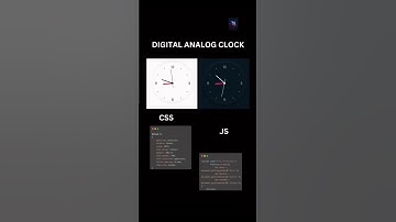 Digital Analog Clock | Html JS | #shorts