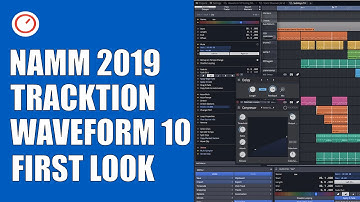 NAMM 2019: Tracktion Waveform 10: New Subtractive Synth, Access Panel & More! | SYNTH ANATOMY