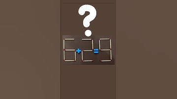 move 1 matchstick to fix the equation|Matchstick puzzle 6+2=9#riddle #puzzles #puzzlequiz #riddles