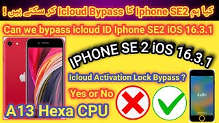 Iphone SE 2 icloud activation lock bypass possible Yes or No... ? Lets try and check iOS 16.x A13 |