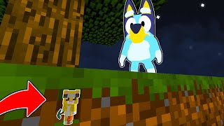 ME HICE pequeño para ROBAR y ESCONDERME de los BLUEY en MINECRAFT | MICHI MIAU vs BLUEY SERIE