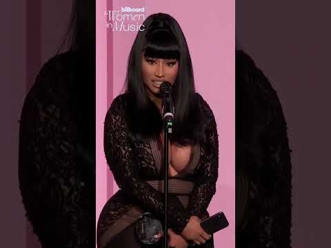 Nicki Minaj Says It's Okay To Be Human While Accepting The Game Changer Award | Billboard #Shorts