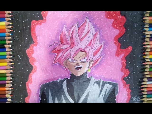 Como Desenhar GOKU BLACK SSJ Rose