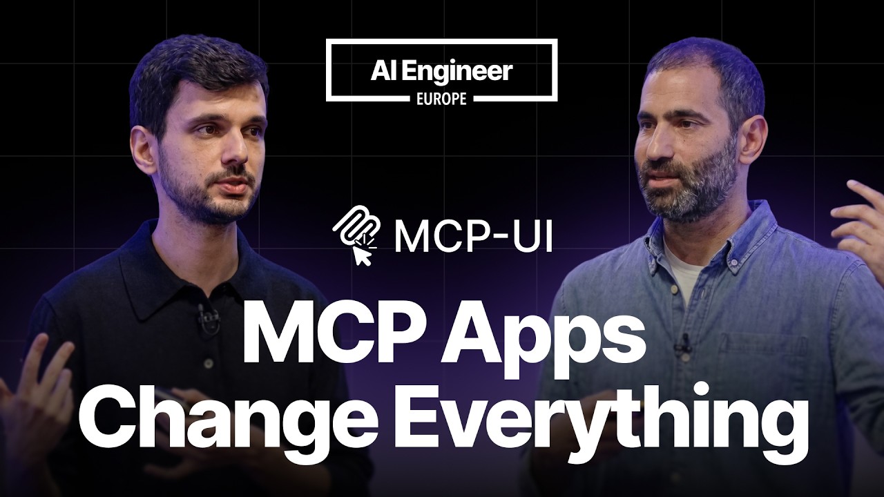 MCP UI: Extending the frontier — Liad Yosef and Ido Salomon, MCP Apps