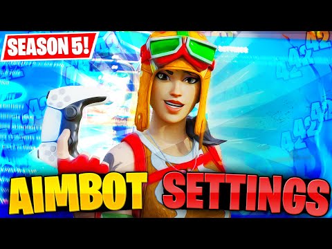 New *BEST* Controller Fortnite Settings/Sensitivity LINEAR *AIMBOT* - Season 5 Settings - PS5/XBOX??