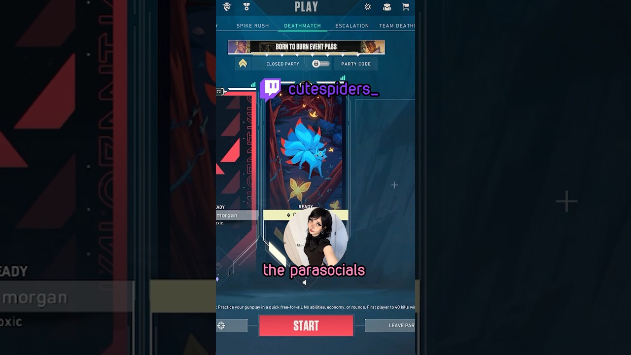 the parasocials must be stopped… twitch: cutespiders_ #valorant