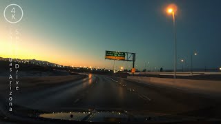 Nv Aesthetic Sunset Drive In Las Vegas Nevada 4k  night City Lights  Highway
