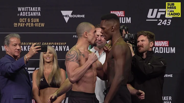 UFC 243: Weigh-Ins Robert Whittaker vs  Israel Adesanya