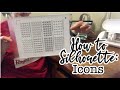HOW TO Silhouette: Icons | how to make your own stickers in Silhouette Studio