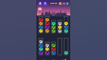 Ball Sort Master Game Level - 334 Without Boosters | Puzzle Game | #entertainment #puzzle #game