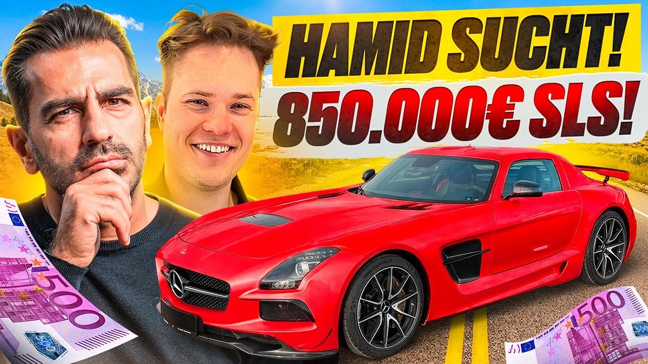 Hamid sucht: Mercedes SLS BLACK SERIES ⚫️ für 850.000 € – Rekordmoment⁉️ |Hamid Mossadegh 