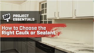 How To Choose Right Caulk or Sealant by DAP Global Inc. 1,034 views 2 years ago 2 minutes